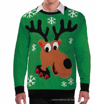 PK18ST057 neueste Design unisex Elch hässliche Weihnachten Pullover